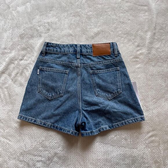 PRINCESS POLLY HIGH WAIST DENIM SHORTS - Picture 5 of 6